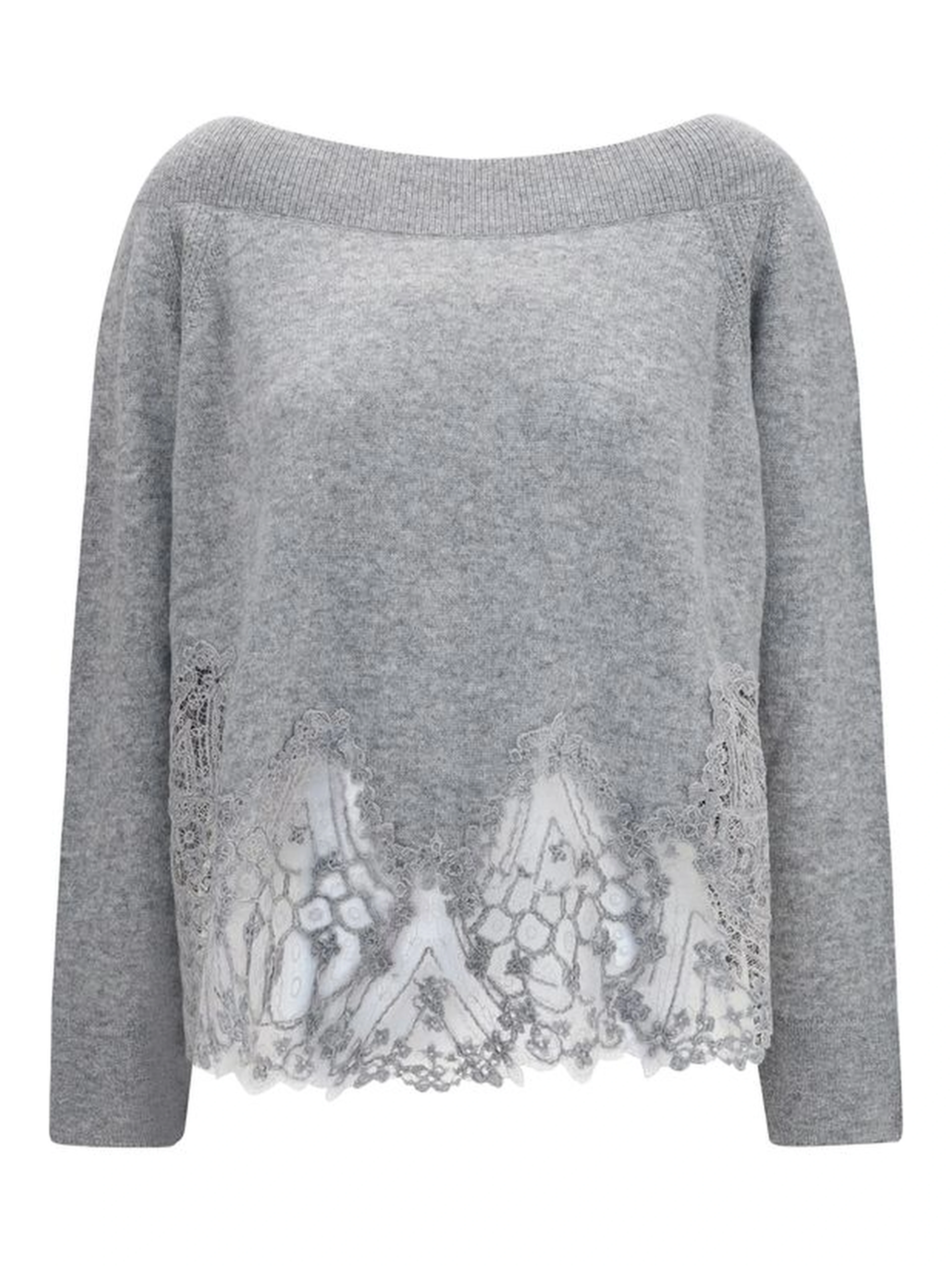 Gray Cashmere Sweater