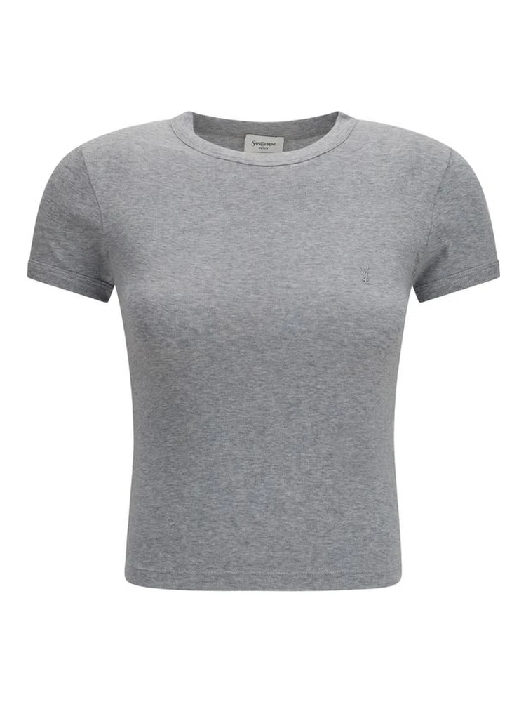 Gray Cotton T-Shirt