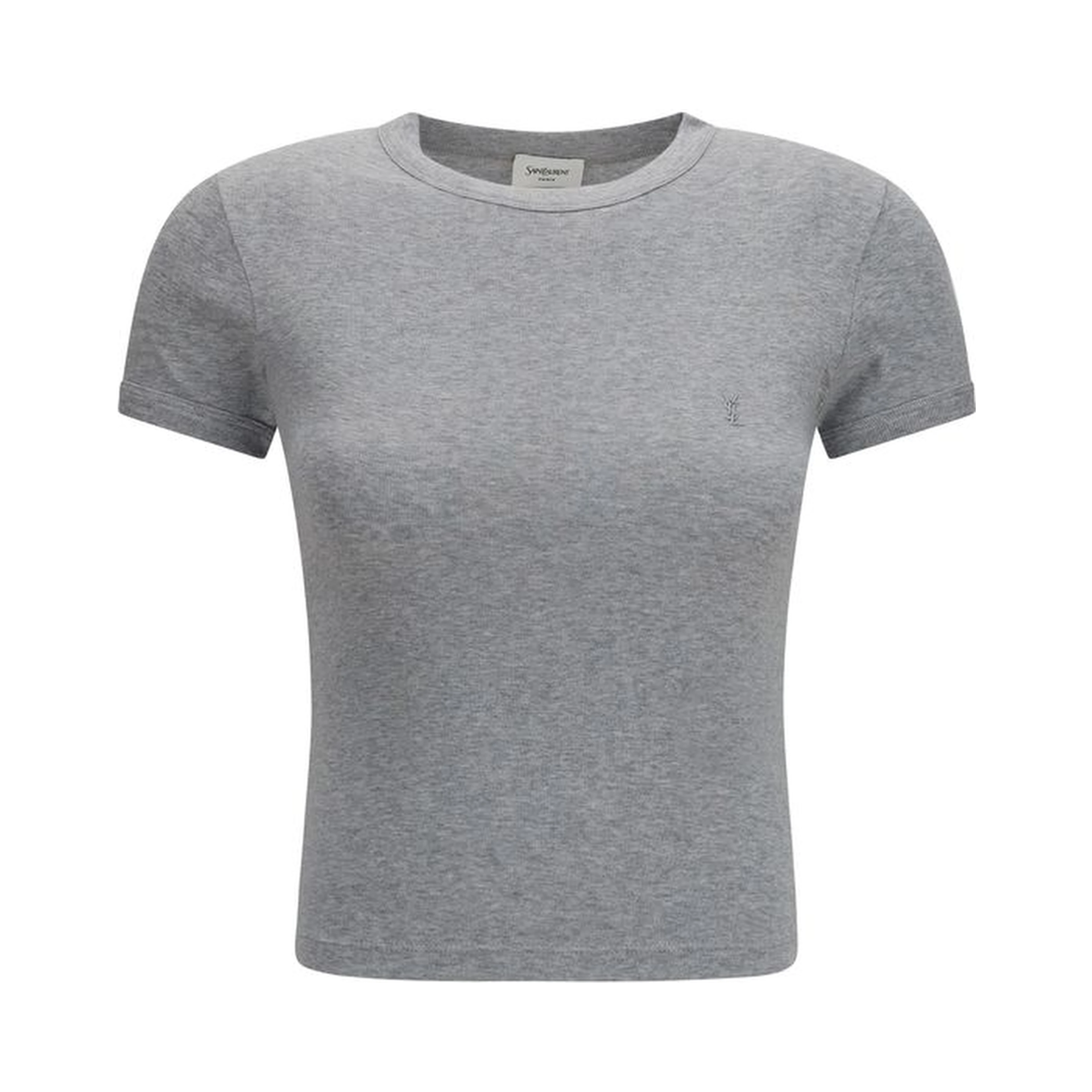 Gray Cotton T-Shirt