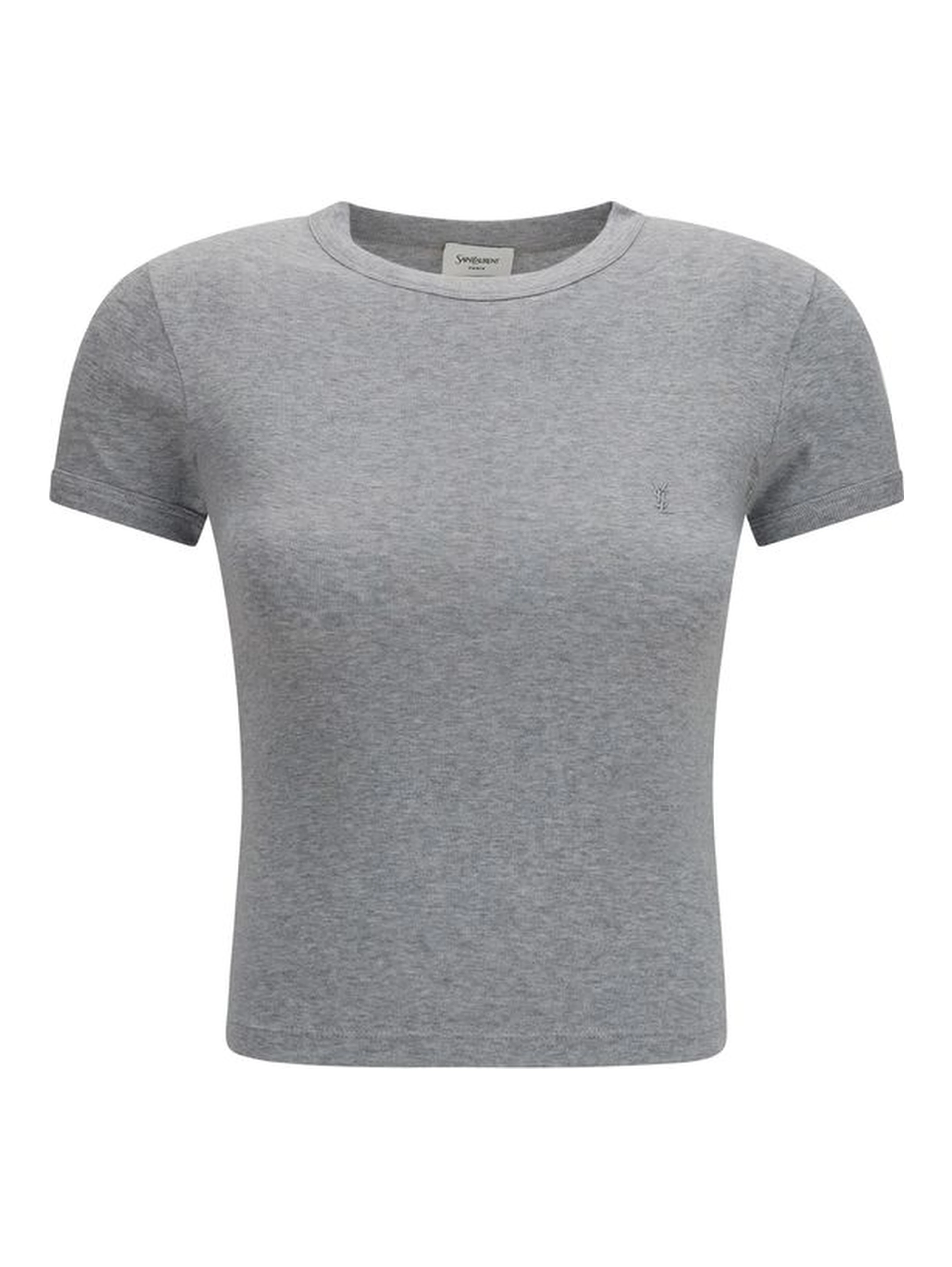 Gray Cotton T-Shirt