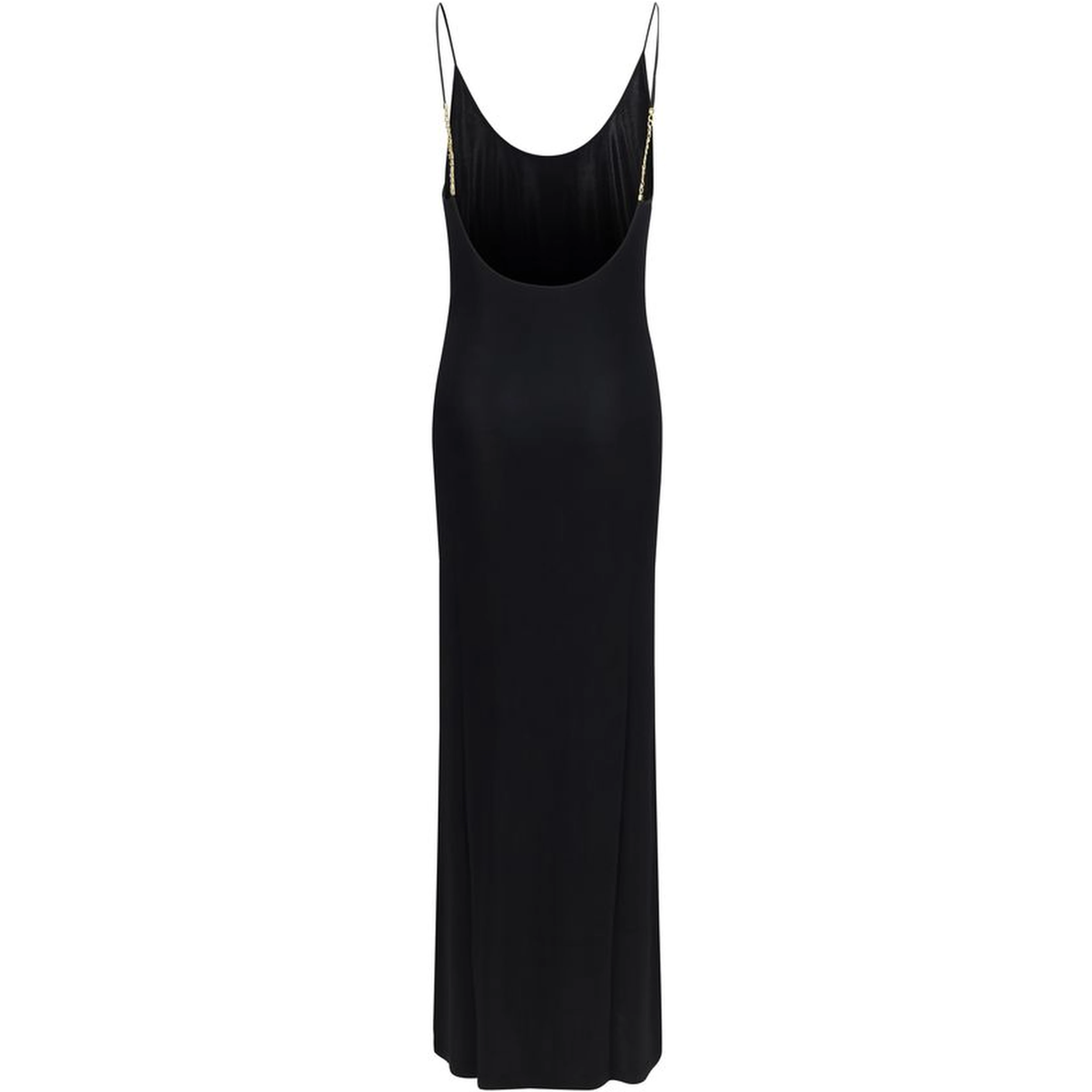 Black Viscose Casual Dress