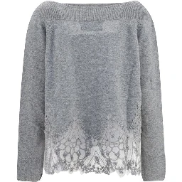Gray Cashmere Sweater