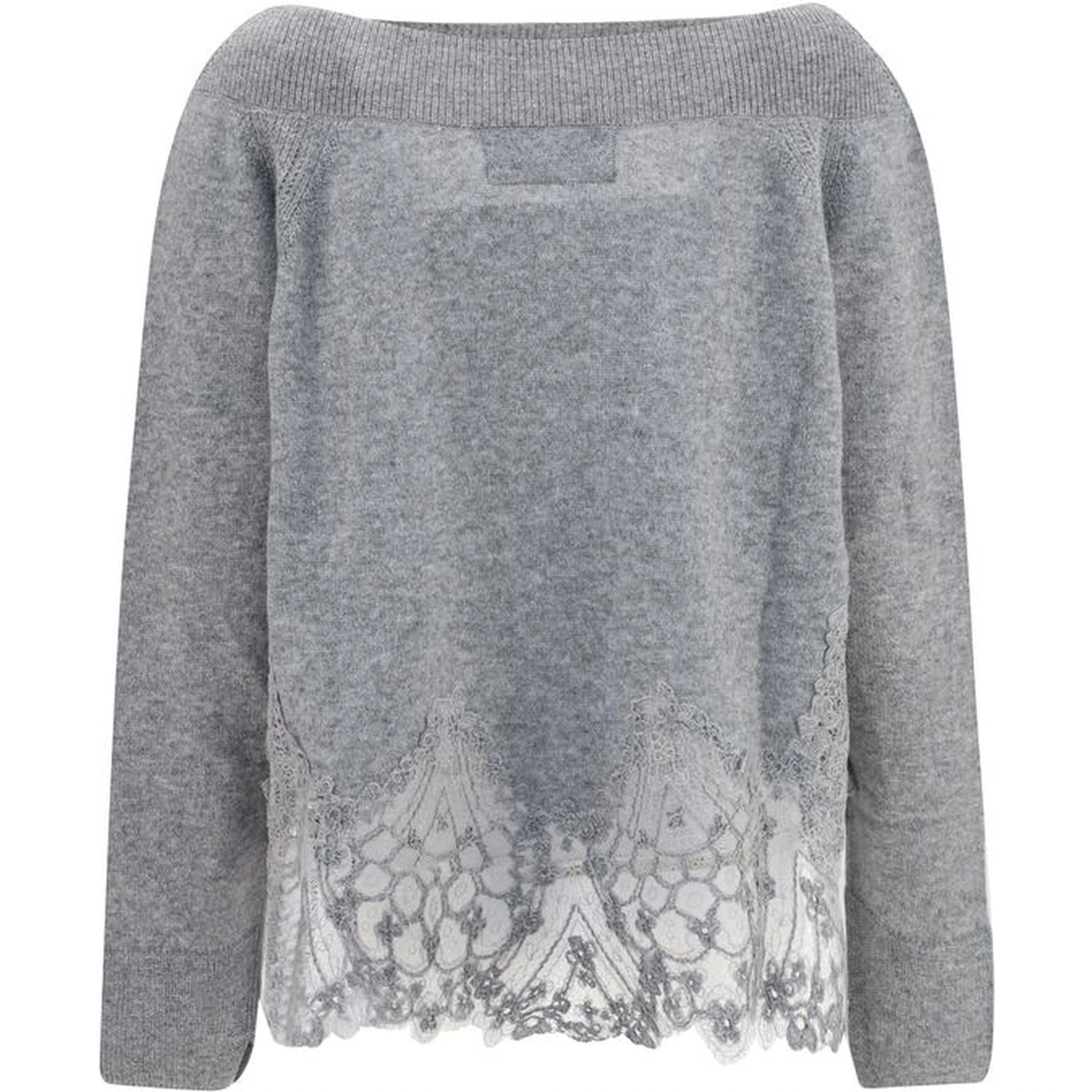 Gray Cashmere Sweater