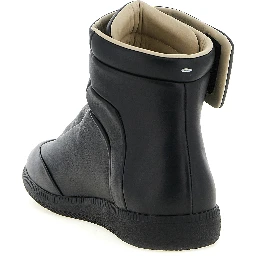 Black Calfskin Chunky Sneakers