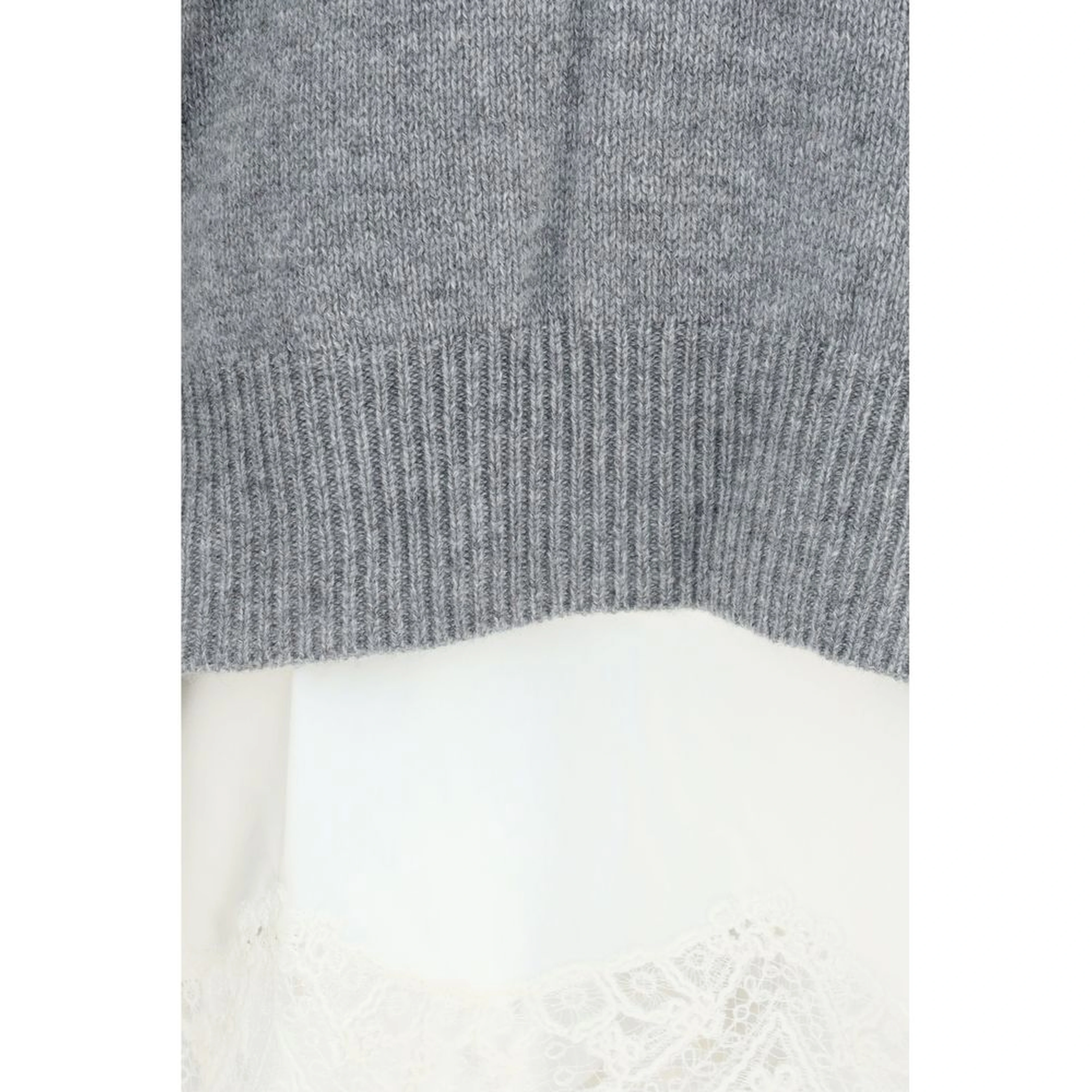 Gray Cashmere Sweatshirt