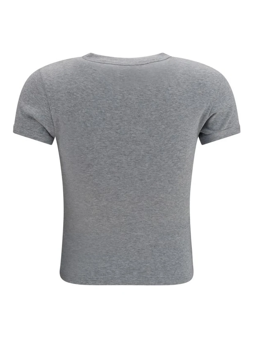 Gray Cotton T-Shirt