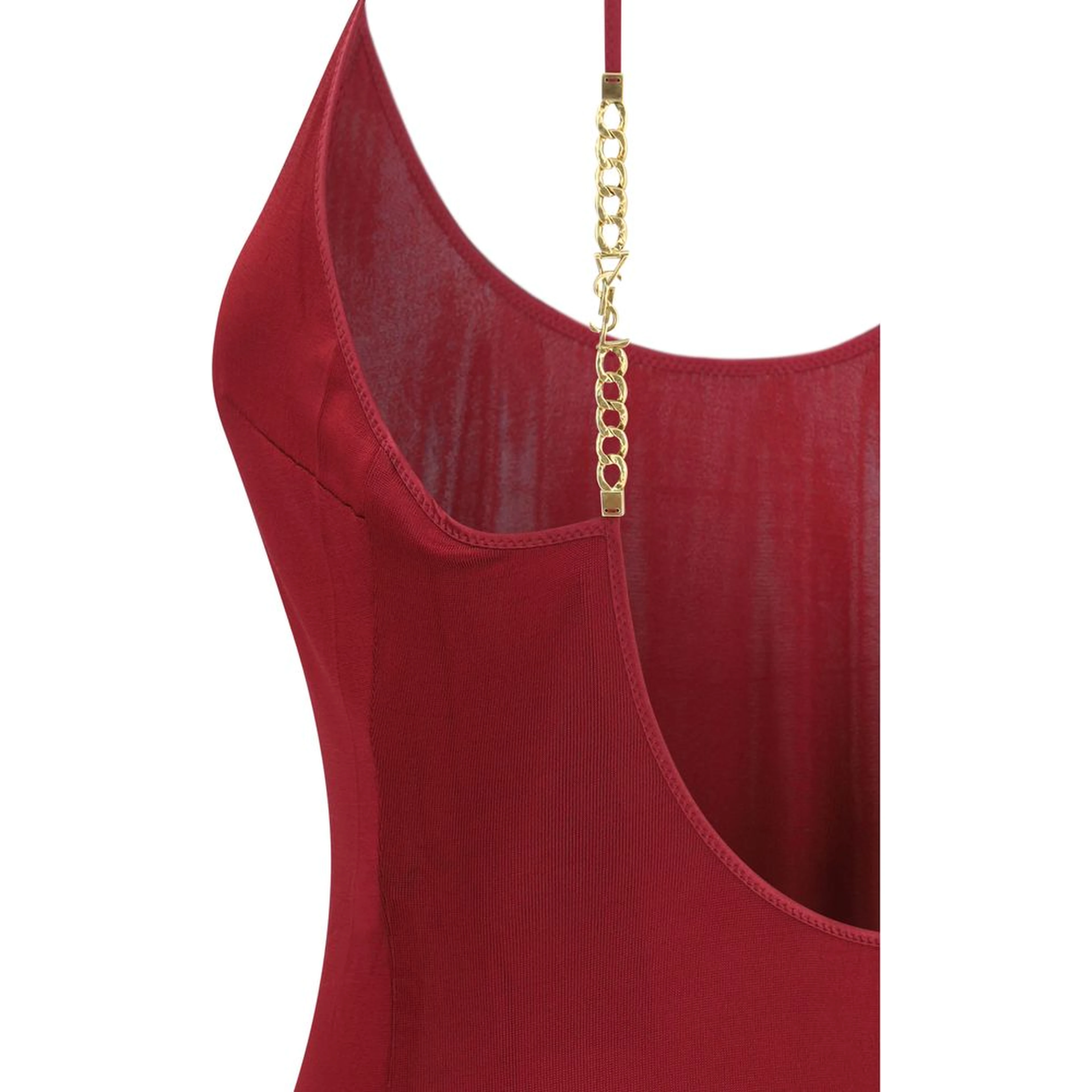Bordeaux Viscose Casual Dress