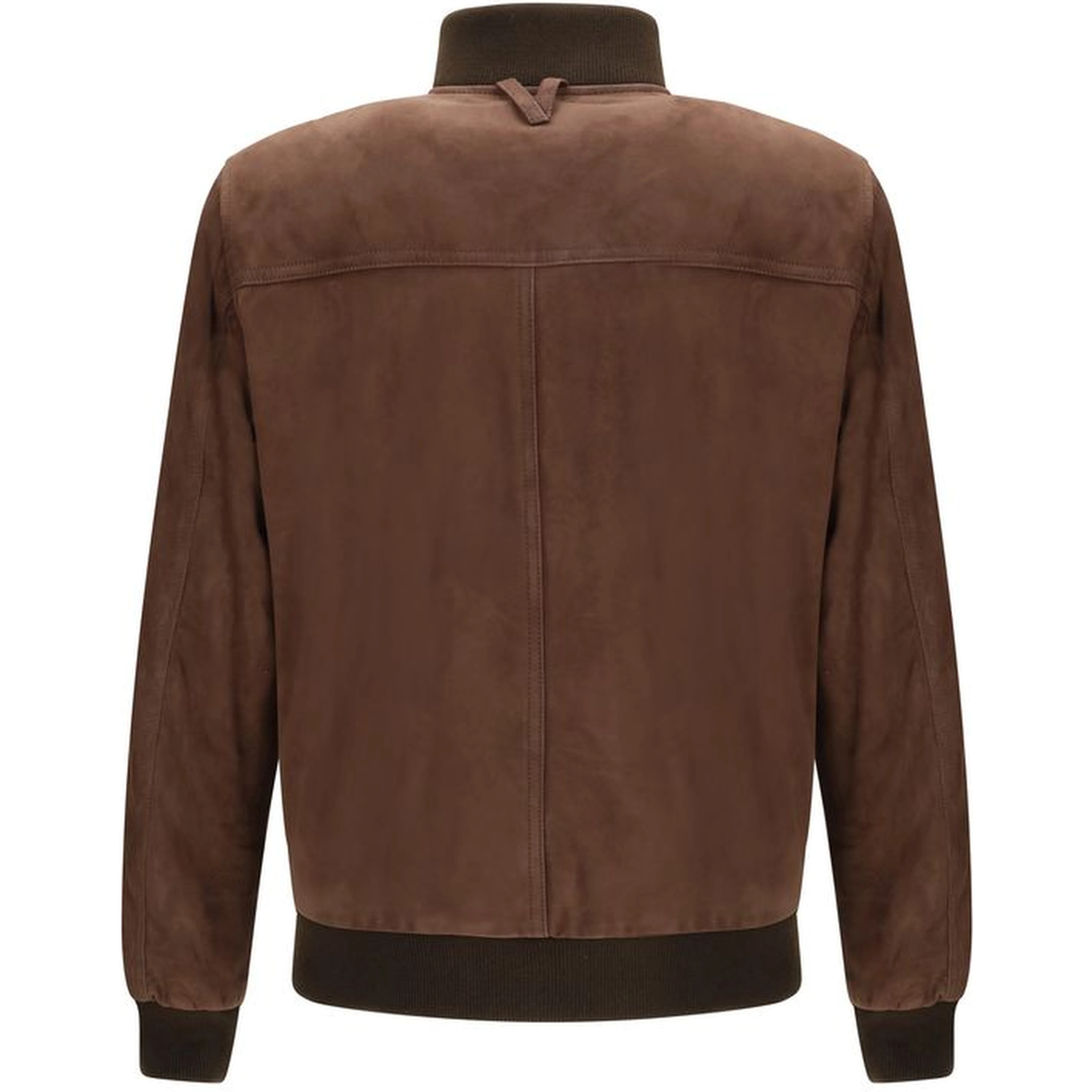 Brown Calf Leather Bos Taurus Bomber