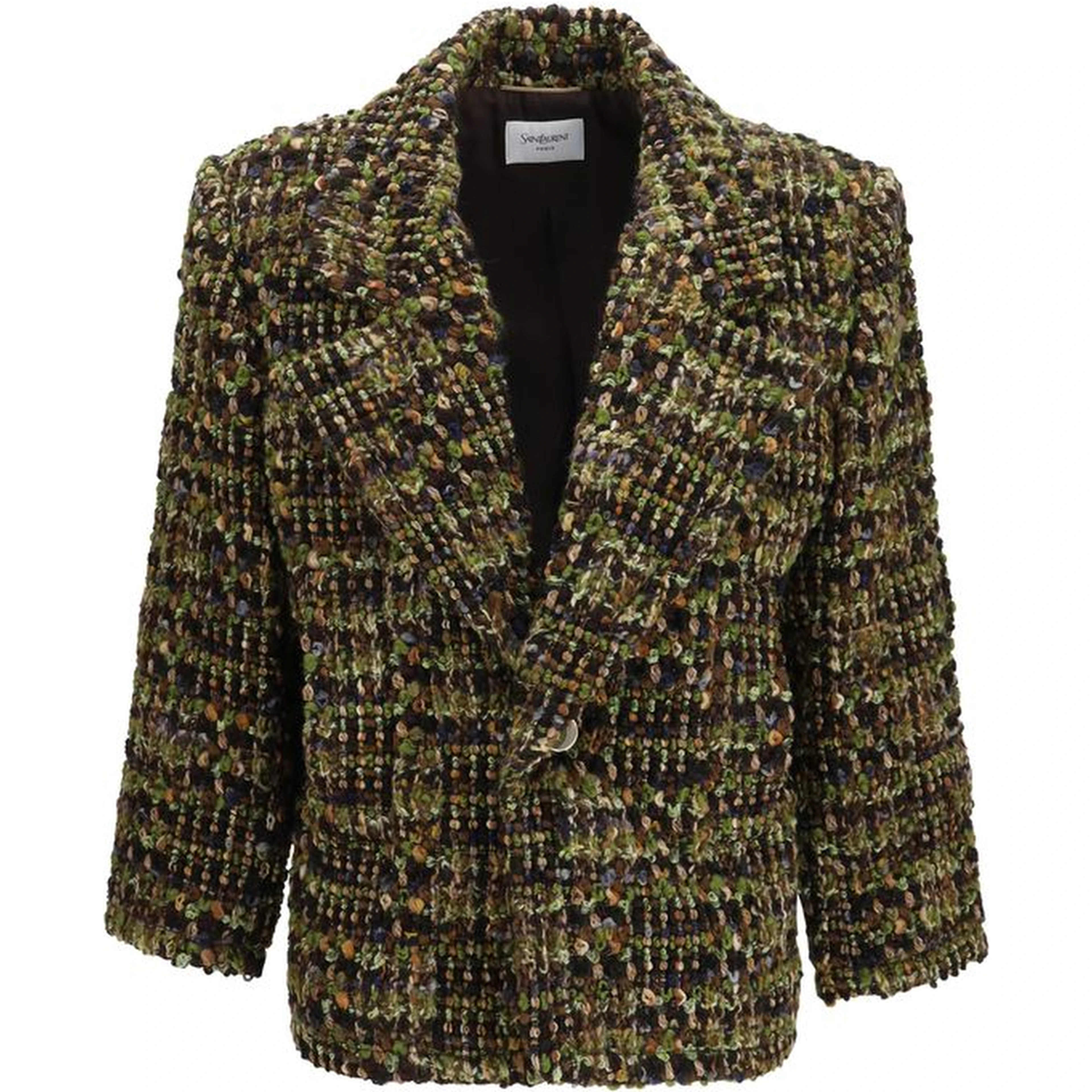 Multicolor Wool Oves Aries Full-Length Jacket