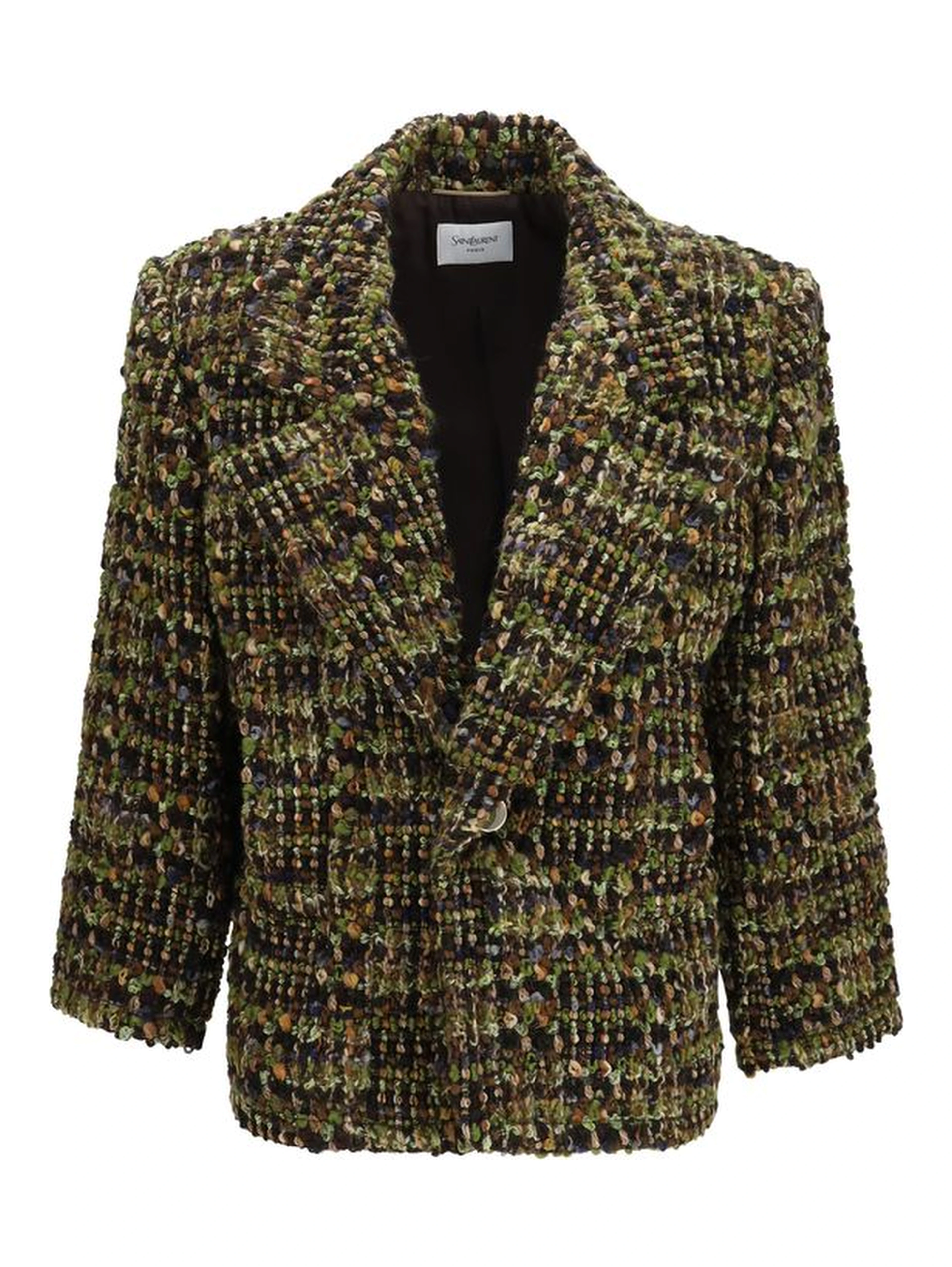 Multicolor Wool Oves Aries Full-Length Jacket