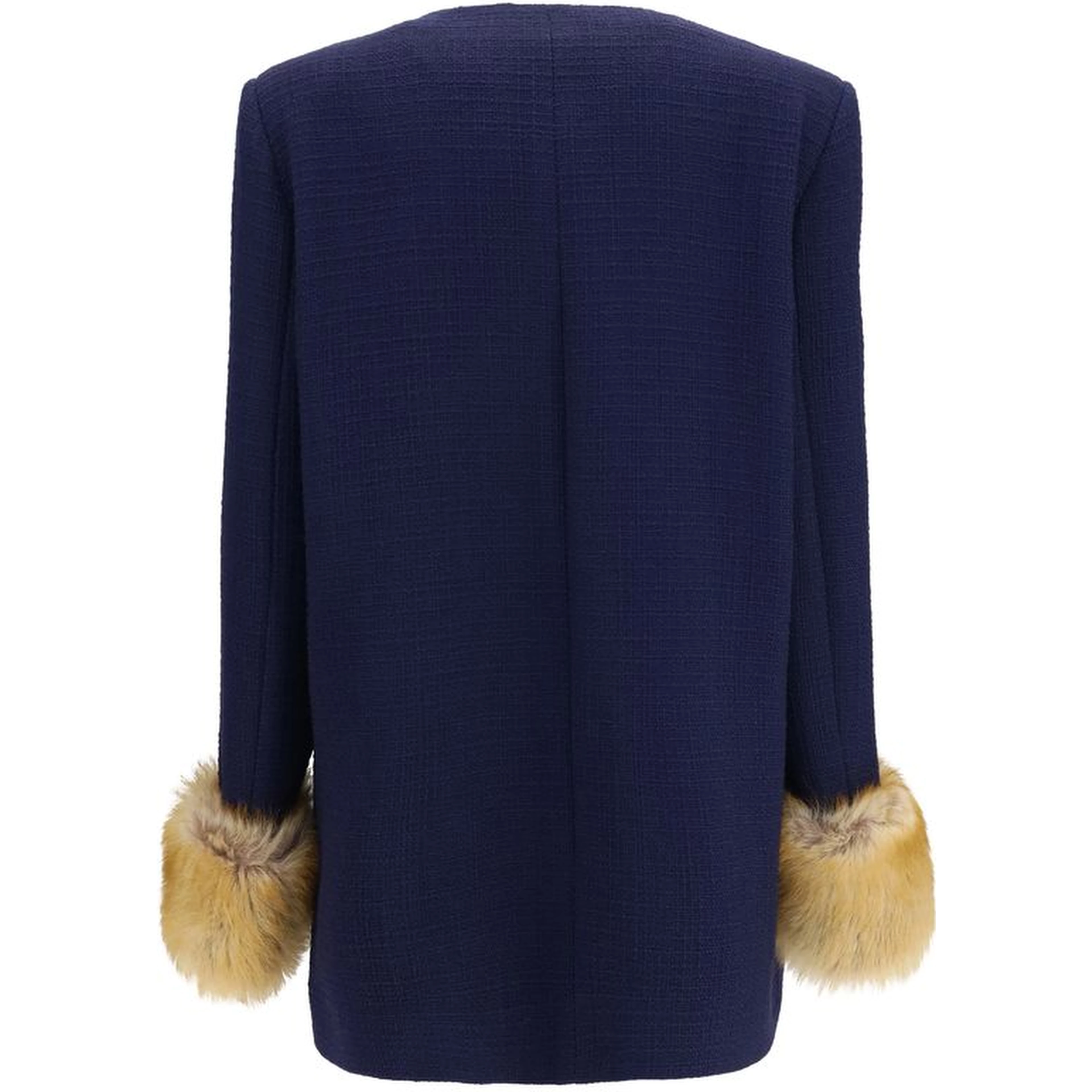Blue Wool Oves Aries Coat