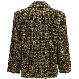 Multicolor Wool Oves Aries Full-Length Jacket