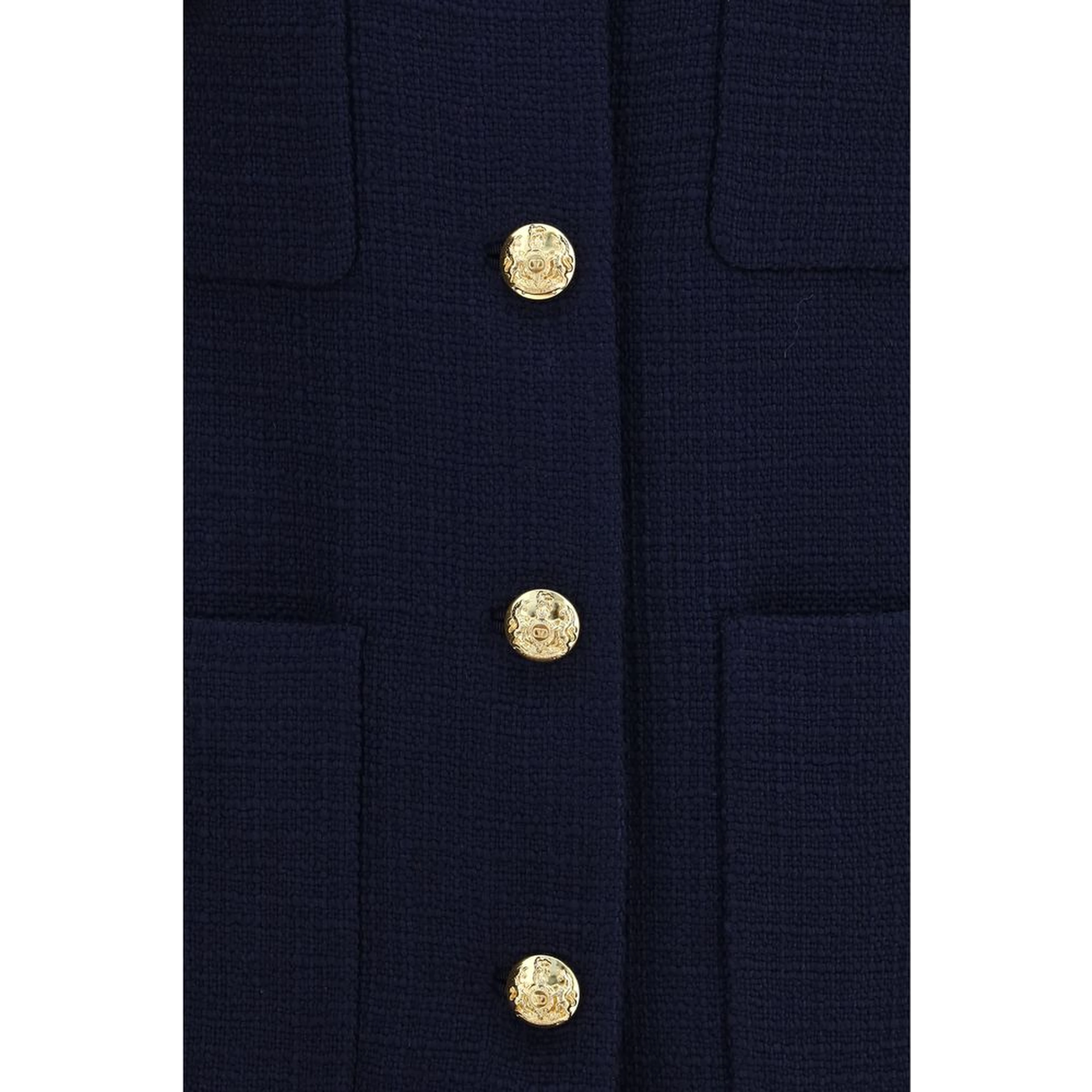 Blue Wool Oves Aries Coat