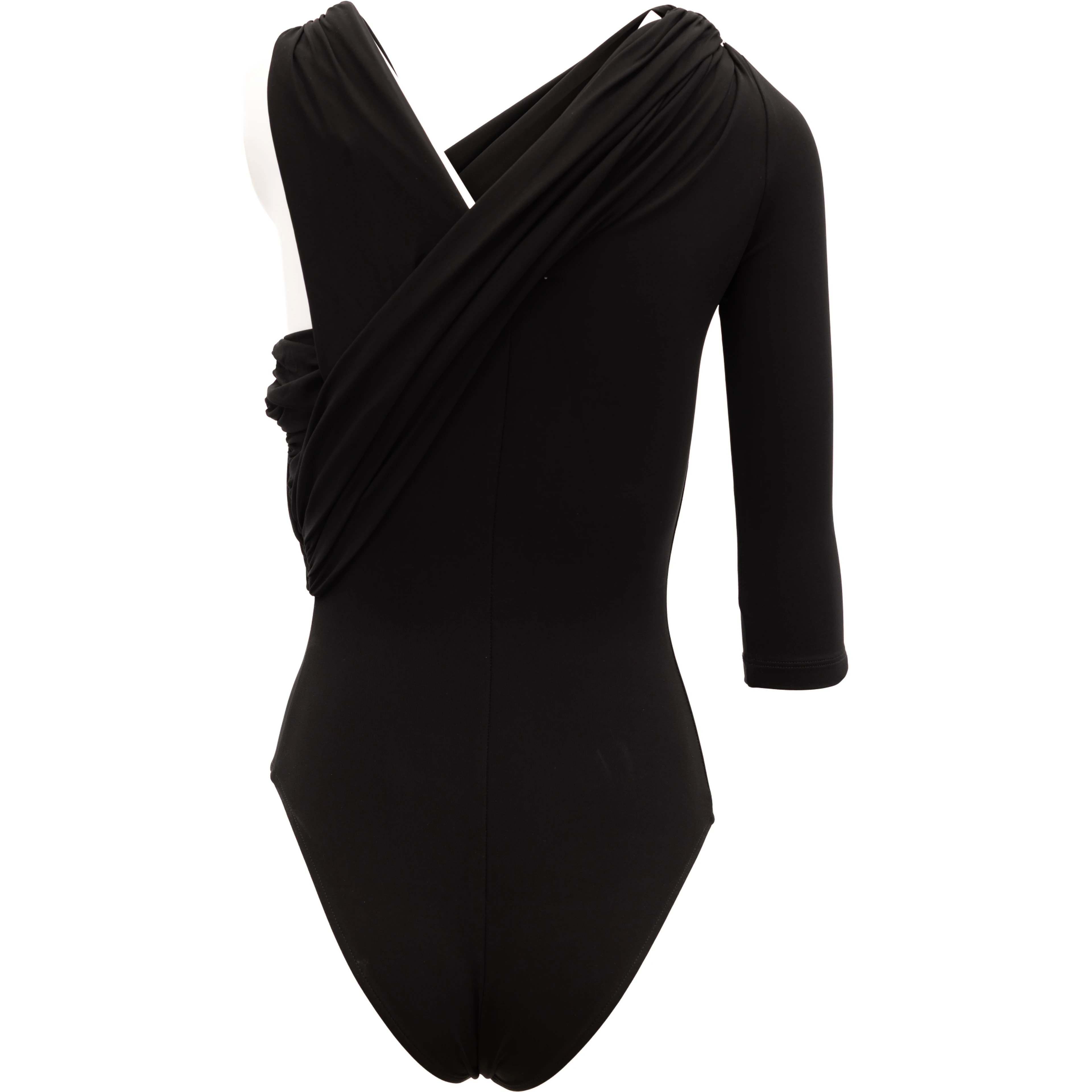 Black Women Viscose Bodysuit