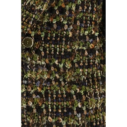 Multicolor Wool Oves Aries Full-Length Jacket