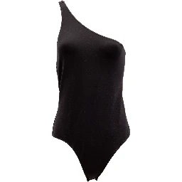 Black Women Polyamide Bodysuit