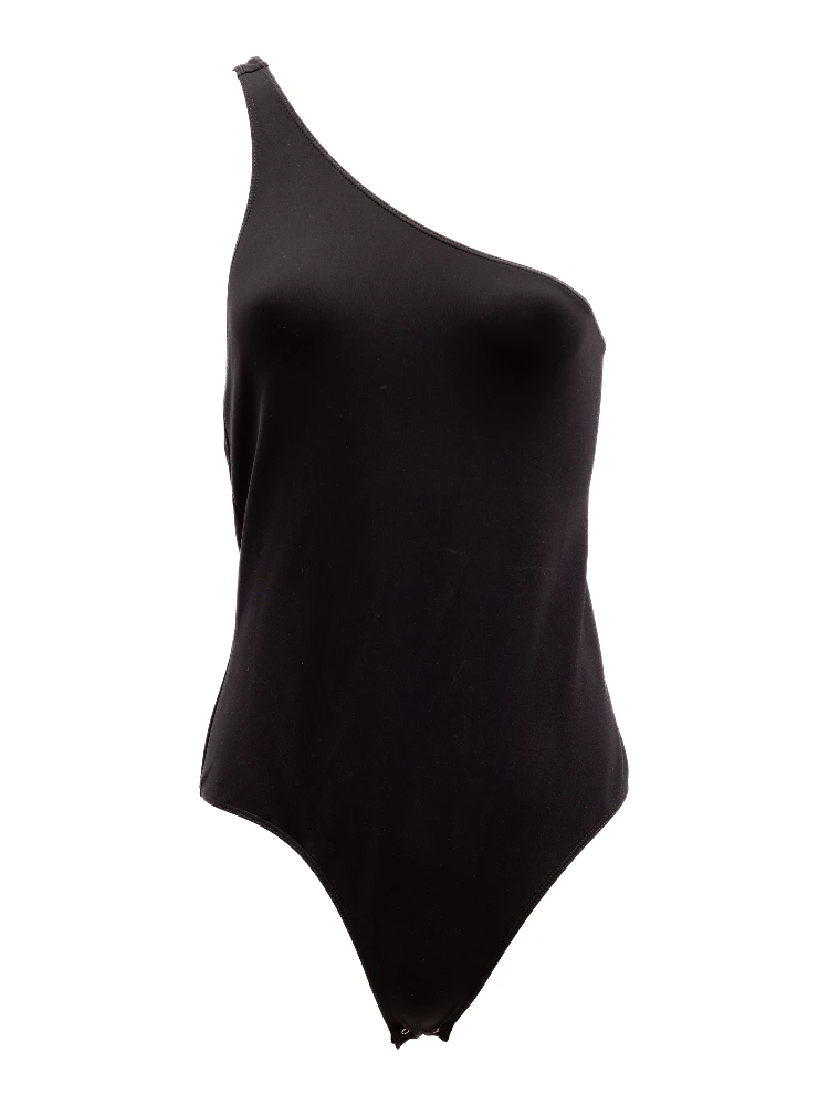 Black Women Polyamide Bodysuit