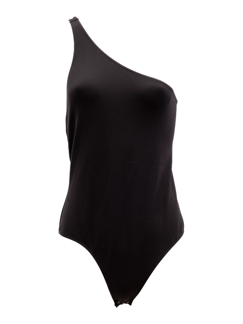 Black Women Polyamide Bodysuit