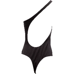 Black Women Polyamide Bodysuit