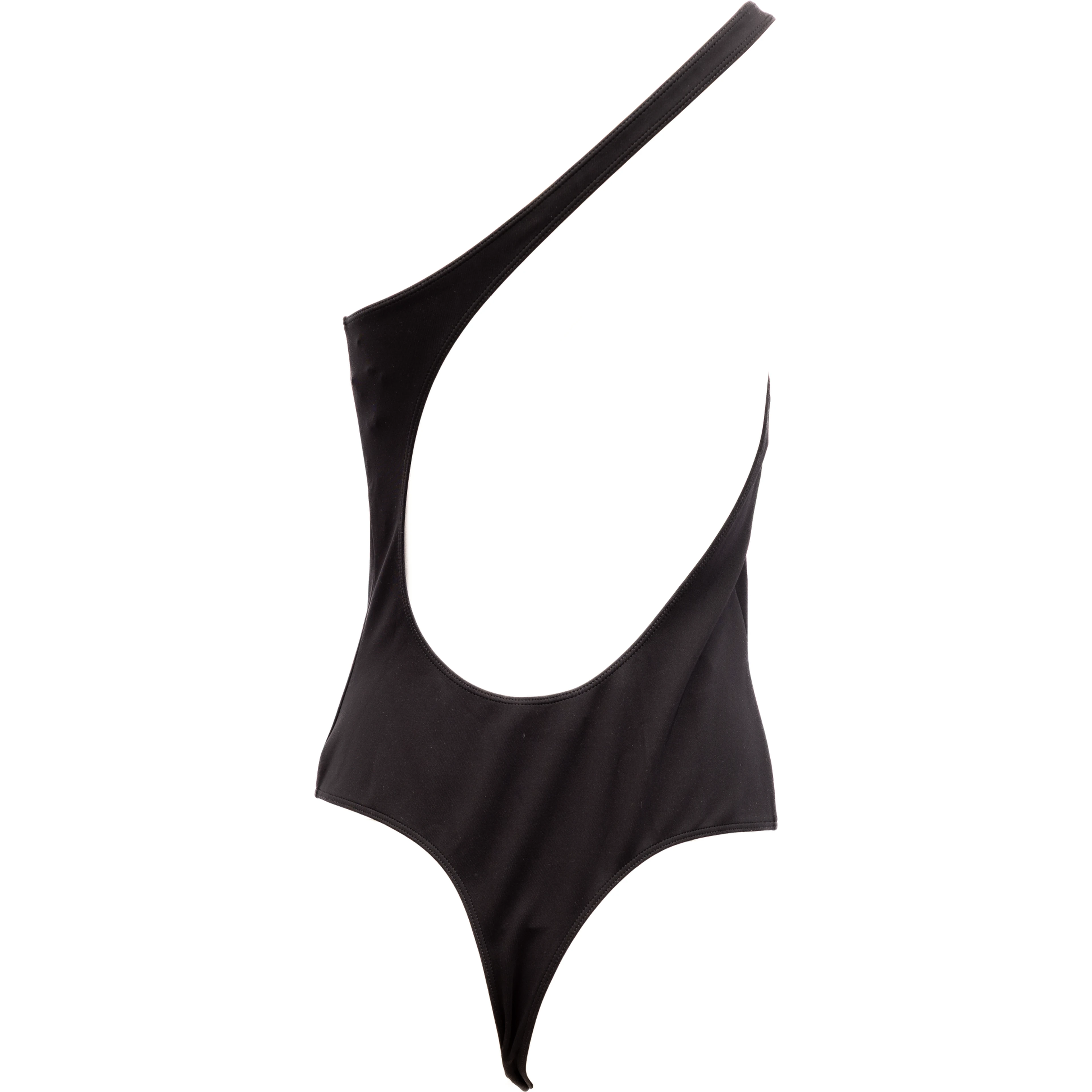 Black Women Polyamide Bodysuit