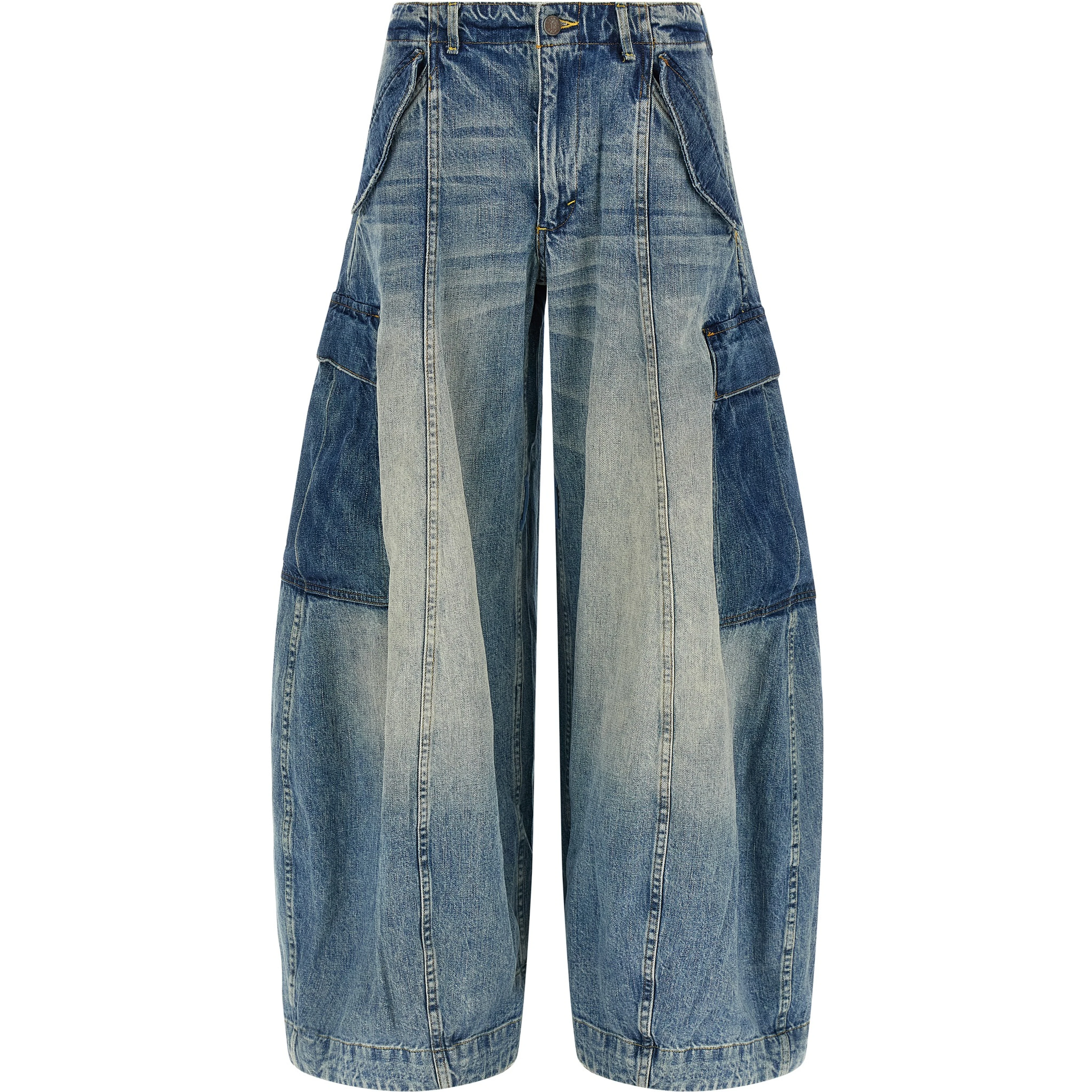 Blue Cotton Jeans Denim