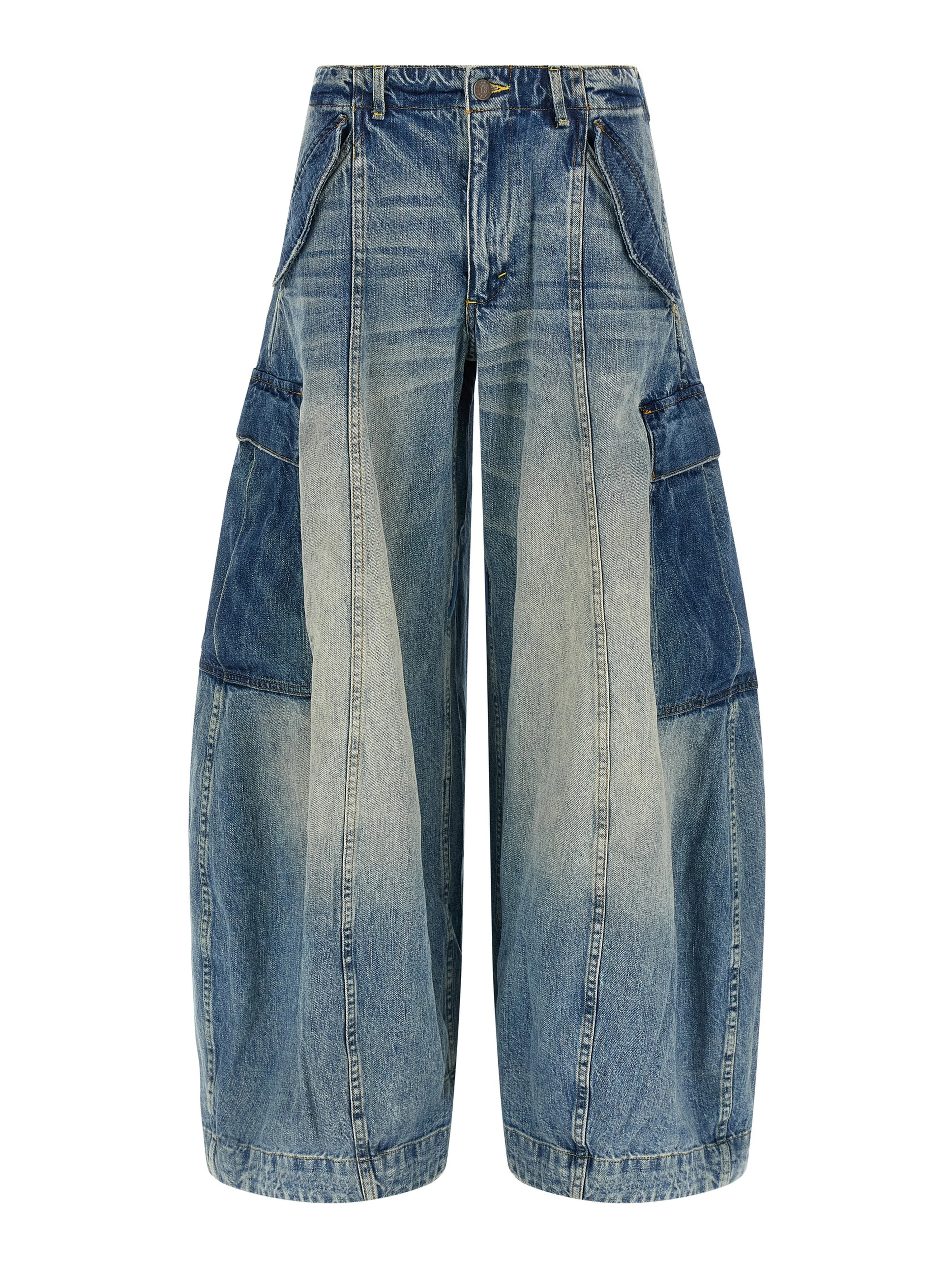 Blue Cotton Jeans Denim