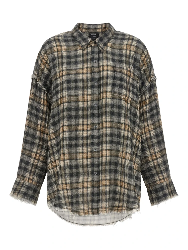 Gray Cotton Blouse