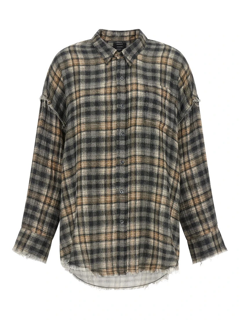 Gray Cotton Blouse