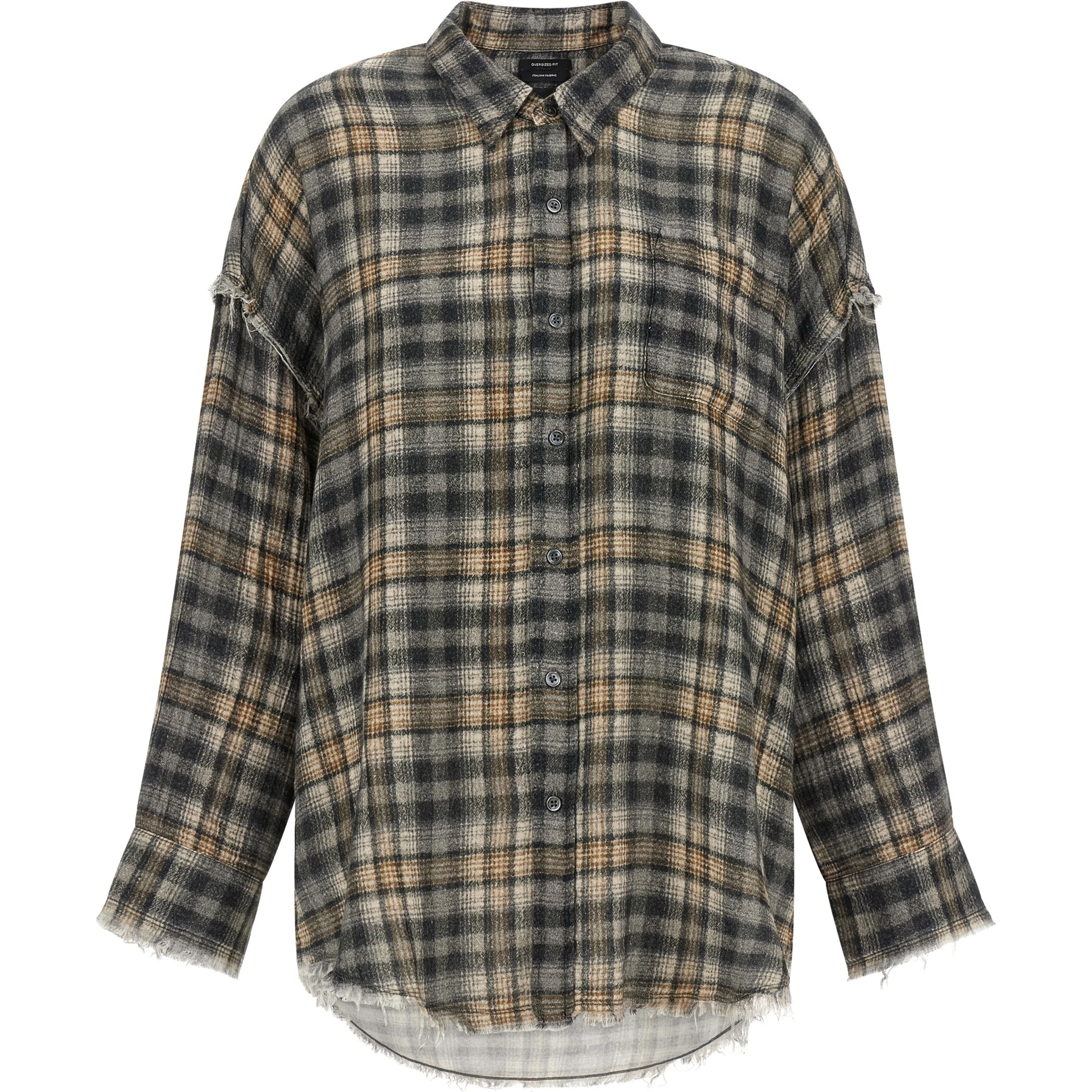 Gray Cotton Blouse