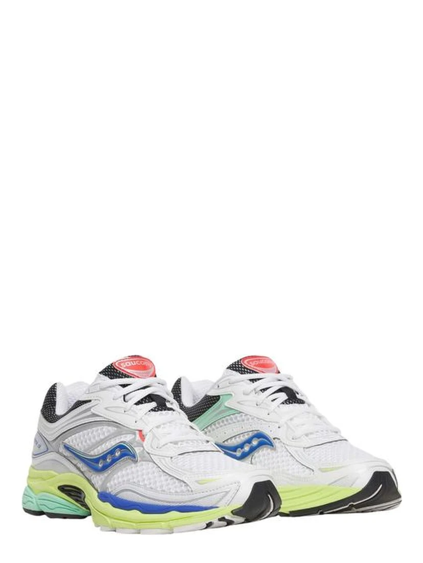 White Synthetic Athletic Sneakers