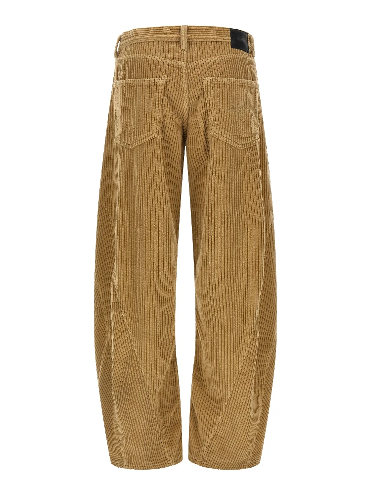Beige Cotton Casual Pants alternative