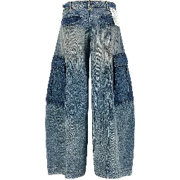 Blue Cotton Jeans Denim