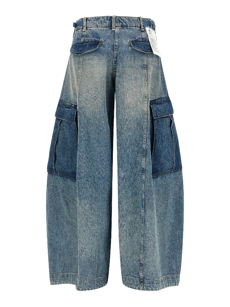 Blue Cotton Jeans Denim alternative
