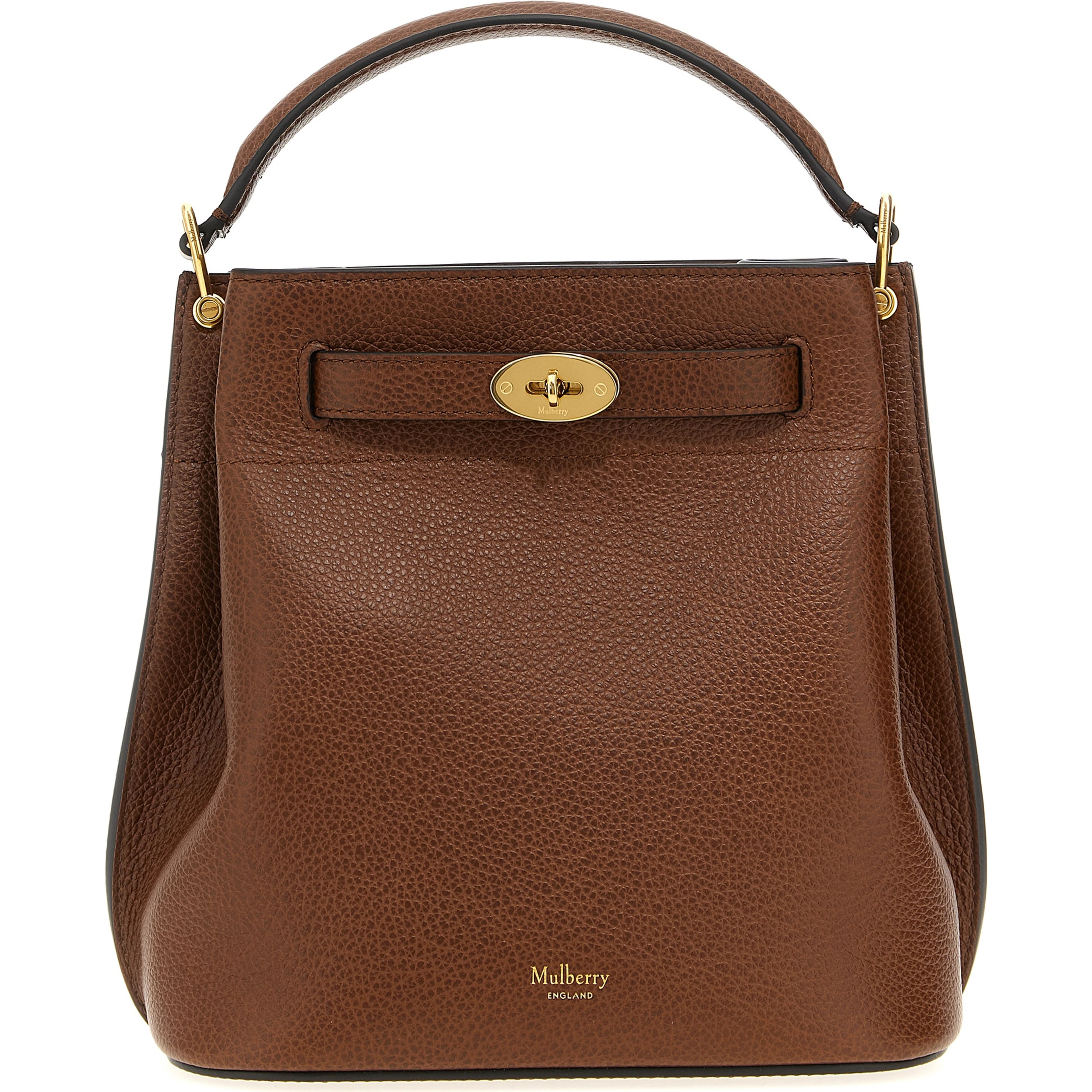 Brown Calfskin Crossbody Bag
