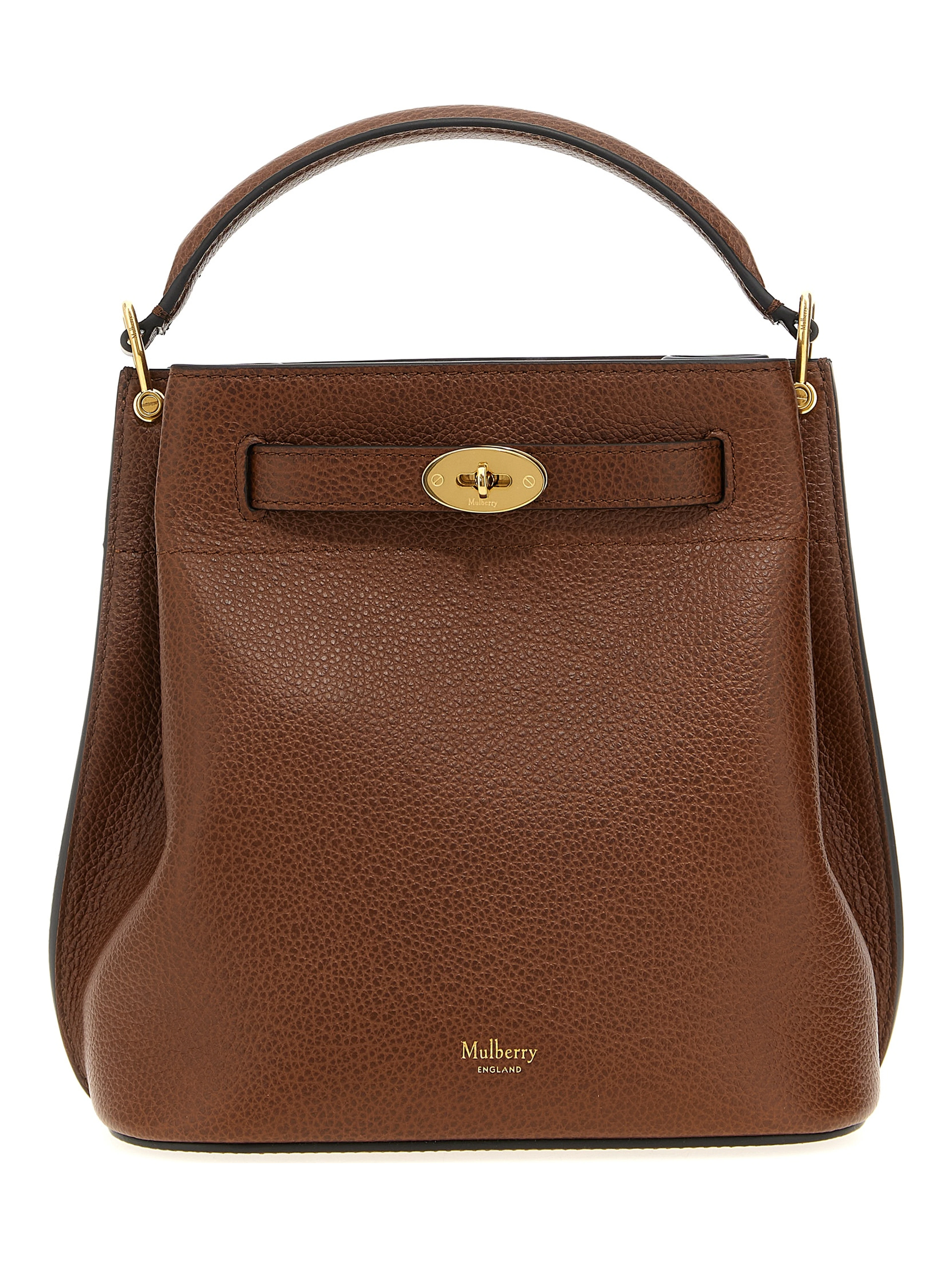 Brown Calfskin Crossbody Bag