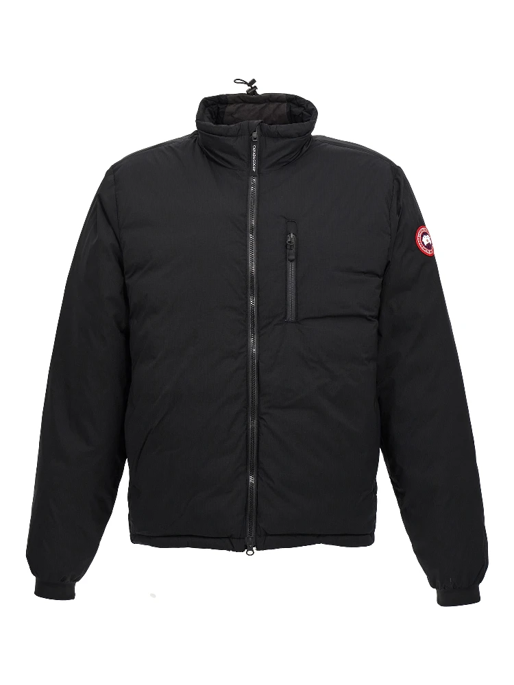 Black Polyester Shell Jacket