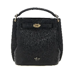 Black Calfskin Crossbody Bag