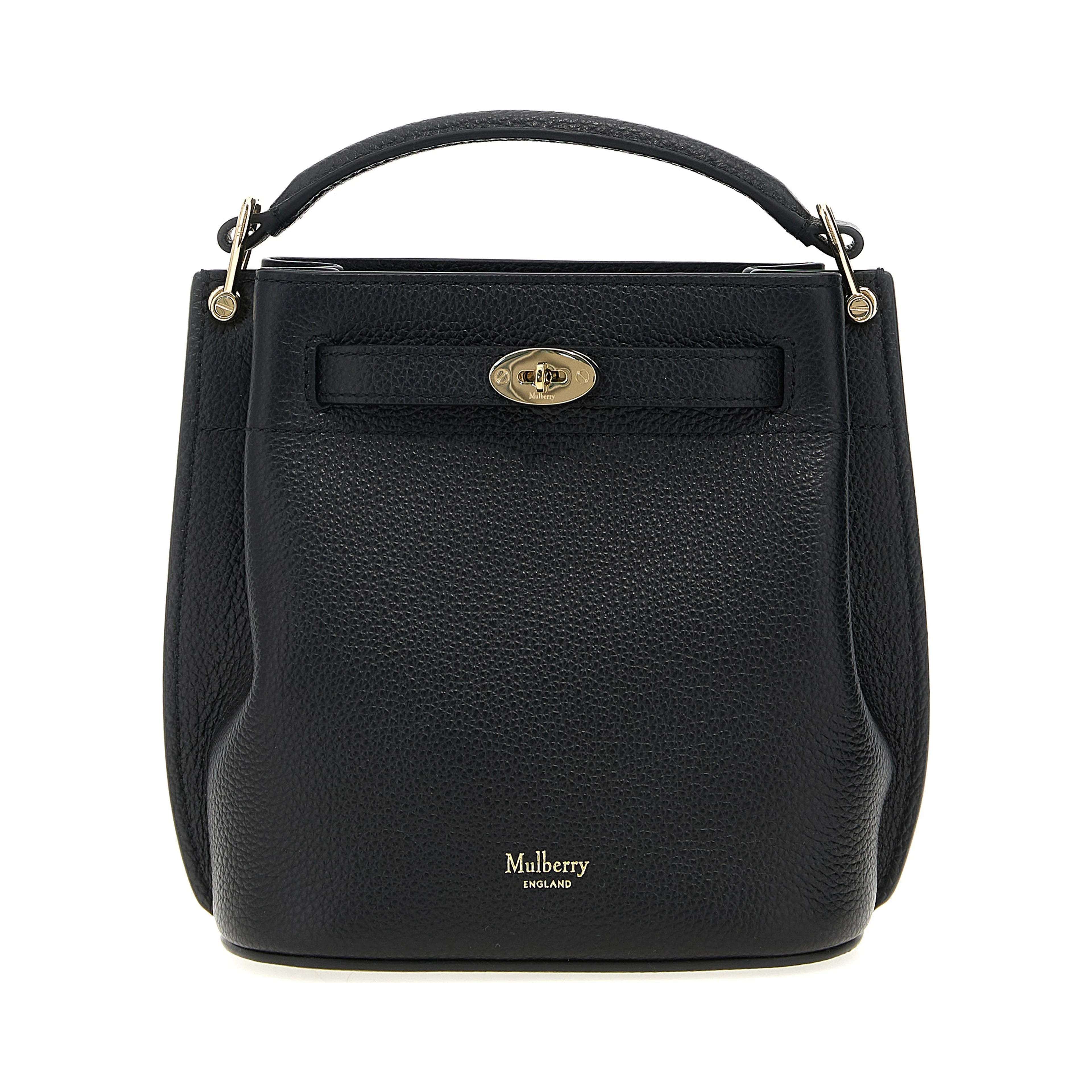 Black Calfskin Crossbody Bag