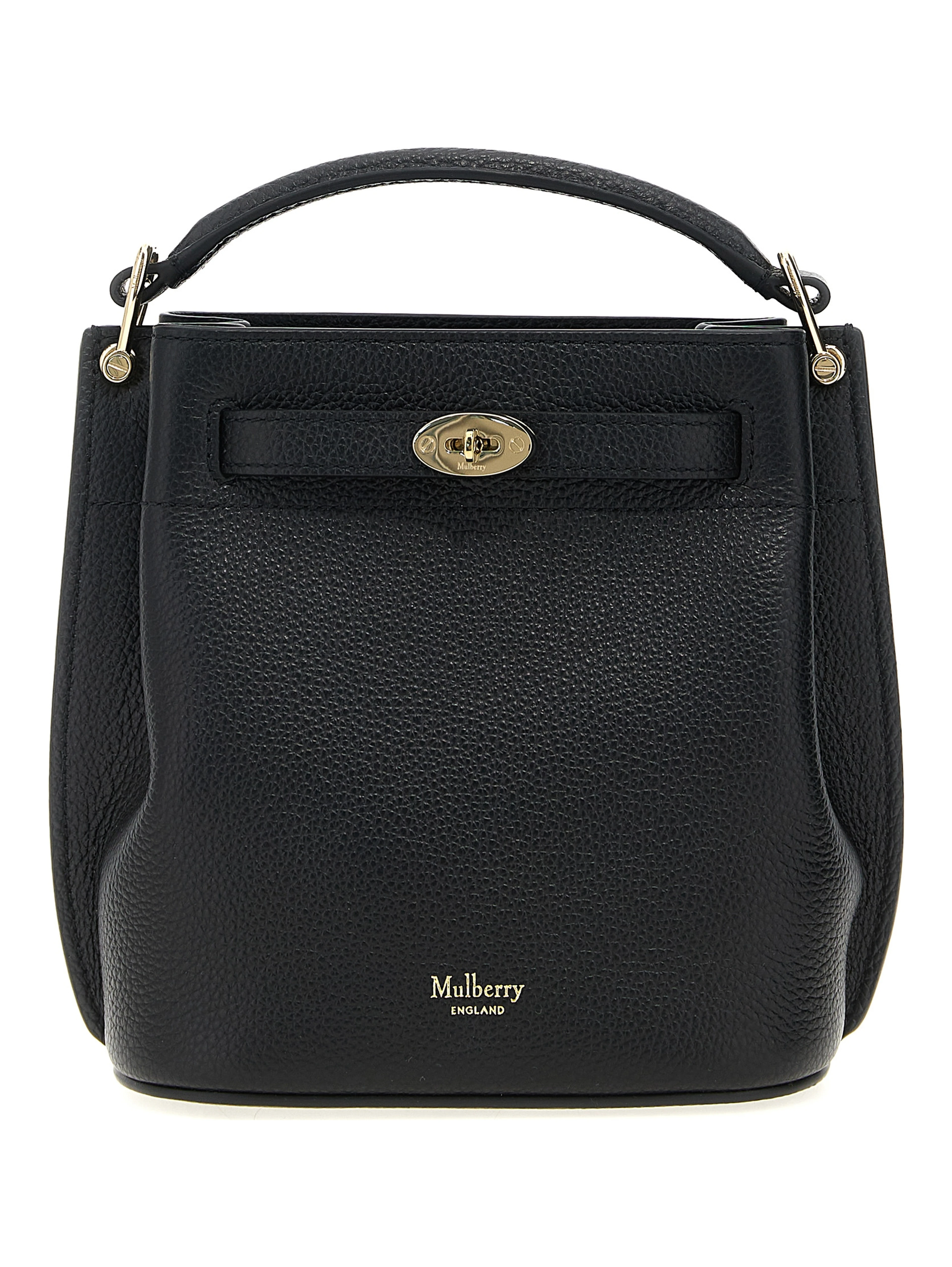 Black Calfskin Crossbody Bag