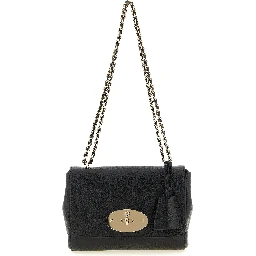 Black Goatskin Crossbody Bag