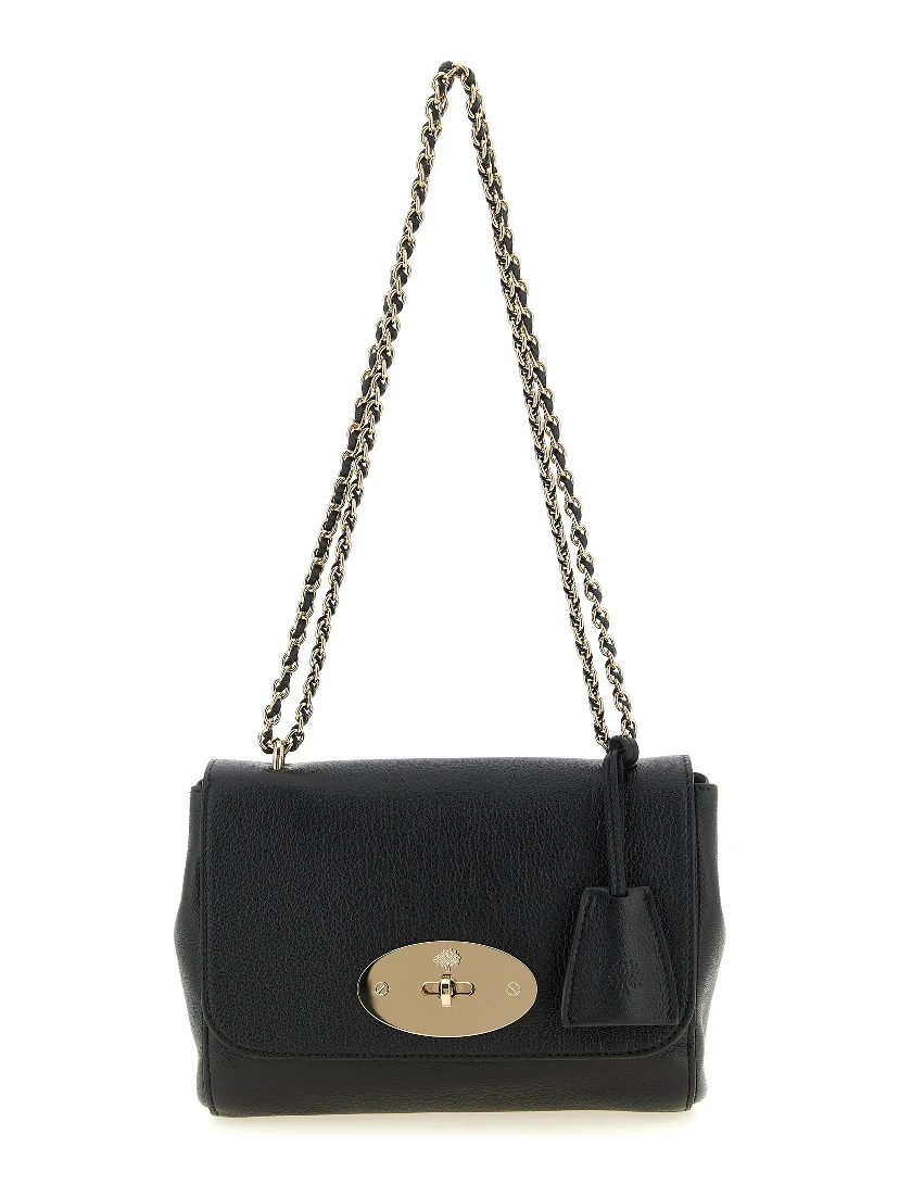 Black Goatskin Crossbody Bag