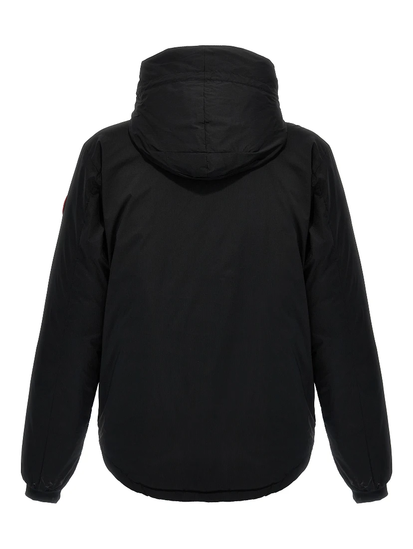 Black Polyester Shell Jacket