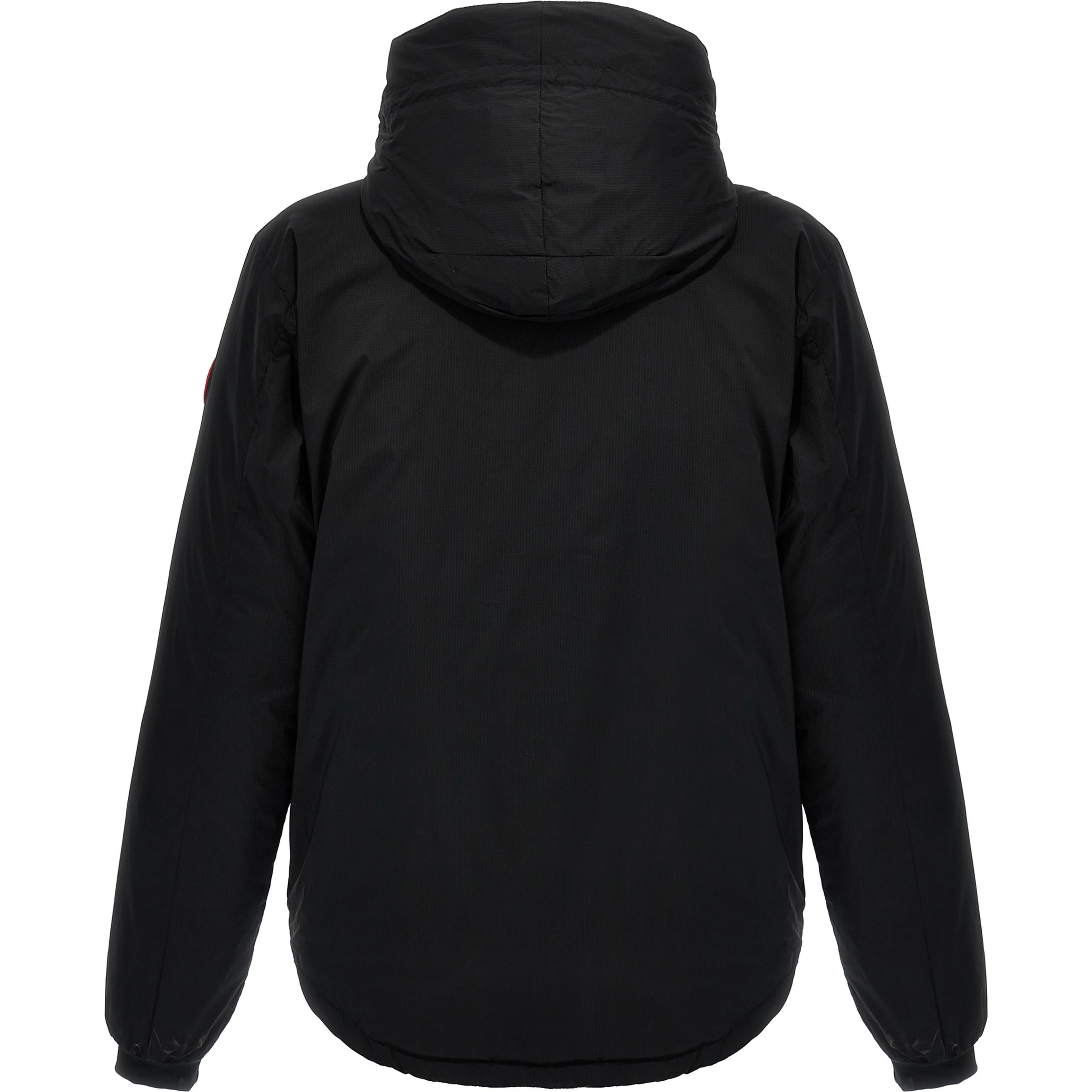 Black Polyester Shell Jacket