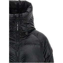 Black Polyamide Full-Length Jacket