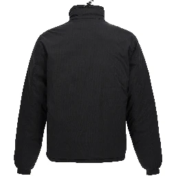 Black Polyester Shell Jacket