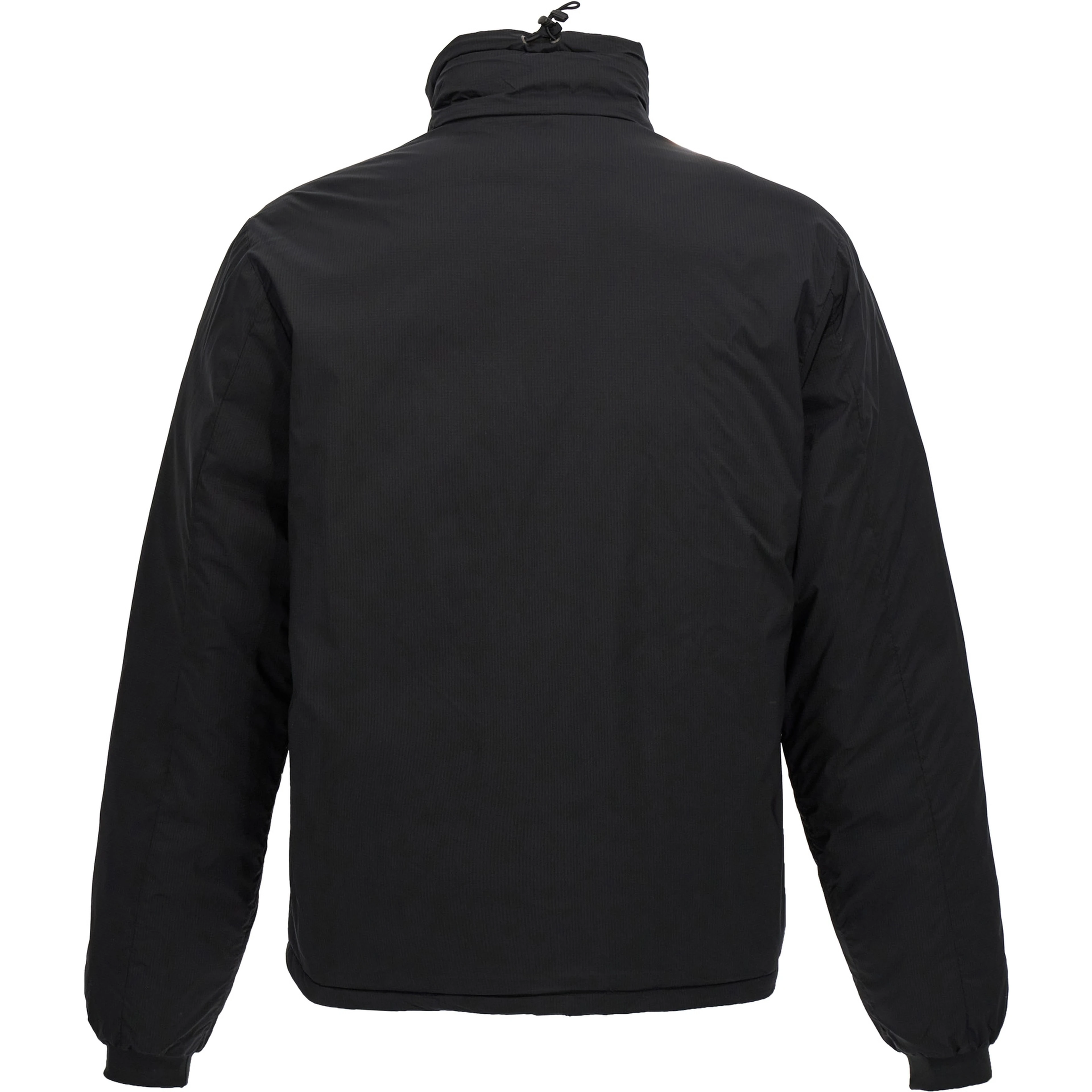 Black Polyester Shell Jacket