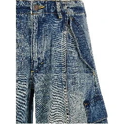 Blue Cotton Jeans Denim