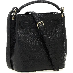 Black Calfskin Crossbody Bag