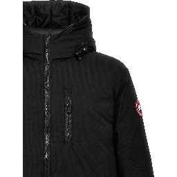 Black Polyester Shell Jacket