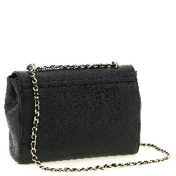 Black Goatskin Crossbody Bag